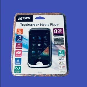GPX MT851B Black (8GB) Digital Media Player New Sealed